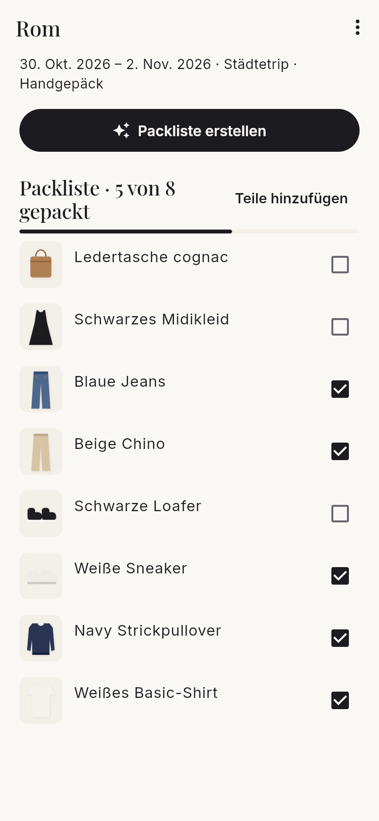 Packliste
