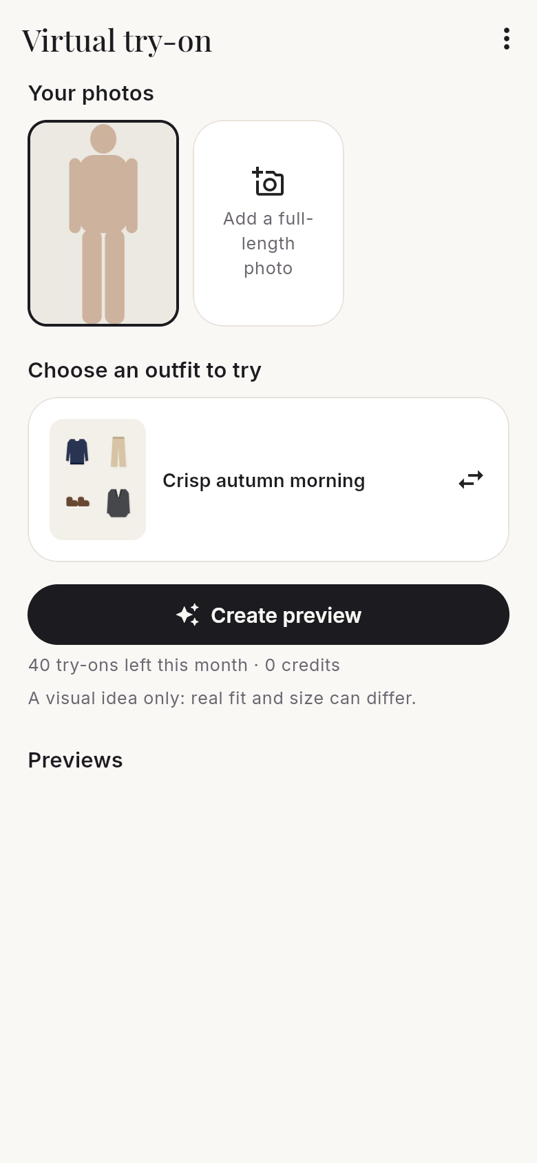 Virtual try-on