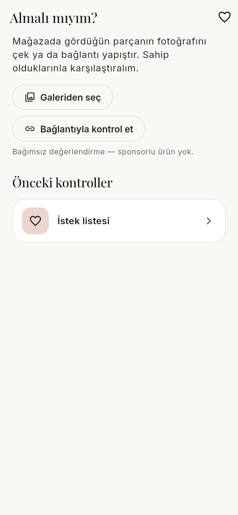 Almalı mıyım?